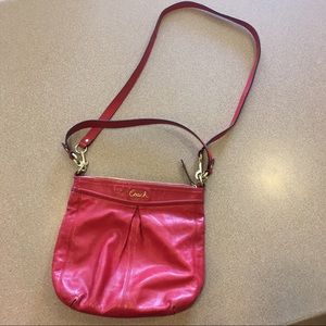 Coach red purse